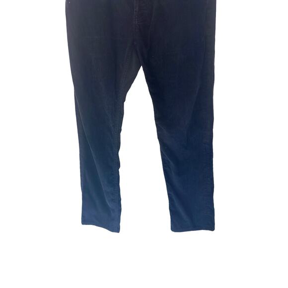 Sandro‎ Men's  Navy Droit Cotton Button Fly Corduroy Straight Leg Pants Size 33 - Picture 8 of 13